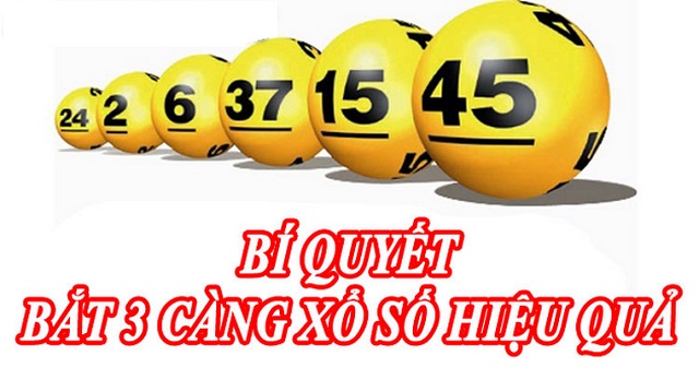 Tham khảo ngay bí quyết bắt 3 càng xổ số chính xác